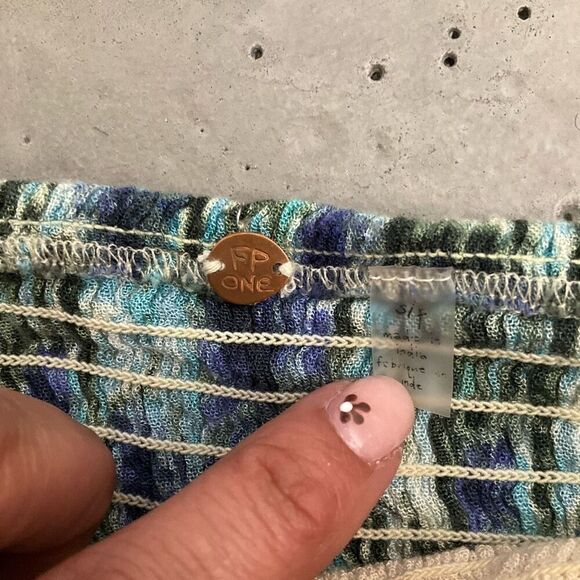 Free People Front Tie Tube Top - Picture 2 of 8